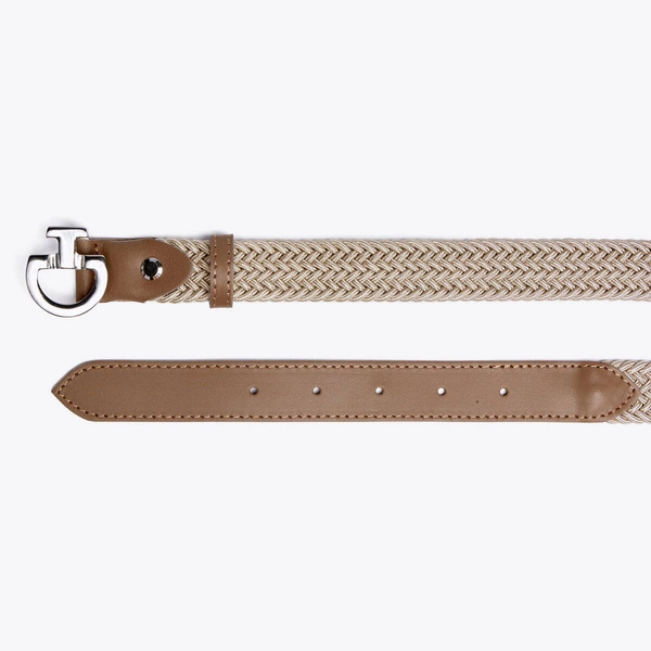 Pasek Cavalleria Toscana Younger Unisex Elastic - beżowy