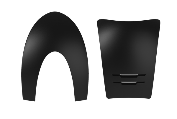 Panele KEP 2.0 Textile Black - przód + tył