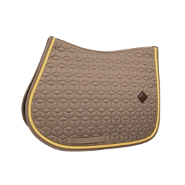 Kentucky czaprak Classic Custom - beżowy z żółtym sznureczkiem