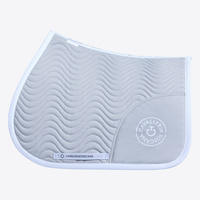 Czaprak Double Orbit Wave Quilted - jasny szary