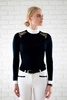 Koszula konkursowa Fleur de Lys Equestrian Ruby - granatowa