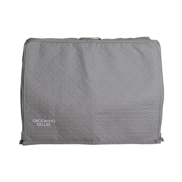 Pokrowiec na dużą skrzynkę na szczotki Show Grooming Box Cover - szary - Kentucky Grooming Deluxe