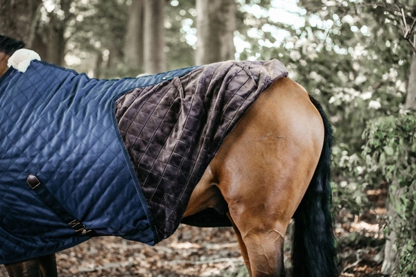 Kentucky derka stajenna bez wypełnienia - granatowa