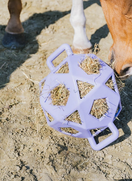 Kentucky elastyczna piłka na siano Relax Horse Play & Hay Ball - fioletowa
