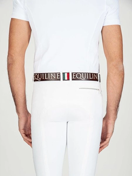 Pasek Equiline Ralph - brązowy