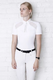 Koszula konkursowa Fleur de Lys Poppy Short - biała