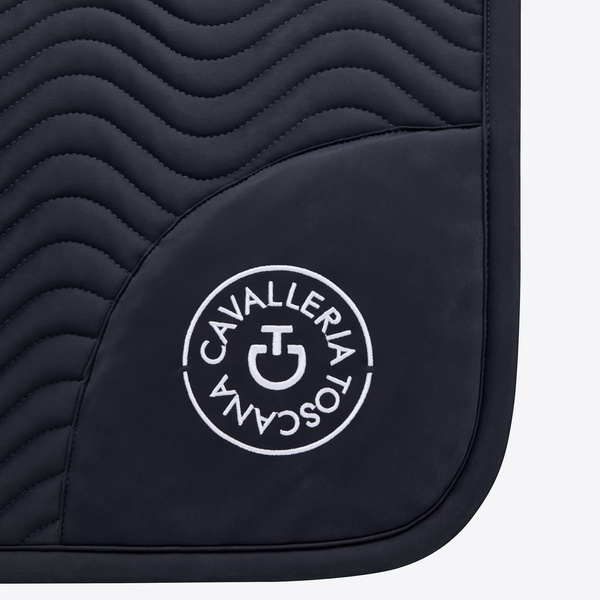 Czaprak Double Orbit Wave Quilted - granatowy