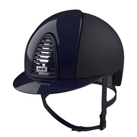 Kask KEP Cromo 2.0 Textile/Polish - granatowy z granatowymi paskami