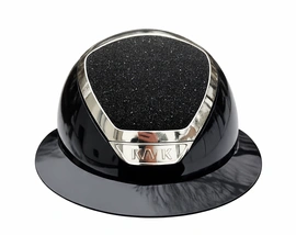 Personalizowany kask Star Lady KASK Pure shine - czarny + SWAROVSKI carpet