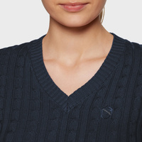 Sweter Samshield Lisa Twisted - granatowy