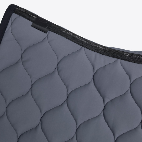 Czaprak New Circular Quilted Jersey Dressage - szary