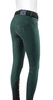 Bryczesy z wysokim stanem Eqode by Equiline Darcey z pełnym lejem Q-Grip - ciemna zieleń