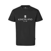 Męska koszulka treningowa Kingsland Classic Logo T-shirt - czarna