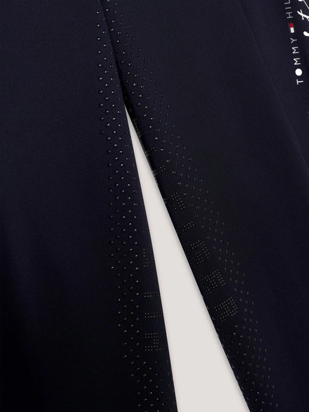 Legginsy Tommy Hilfiger Tampa - granat desert sky