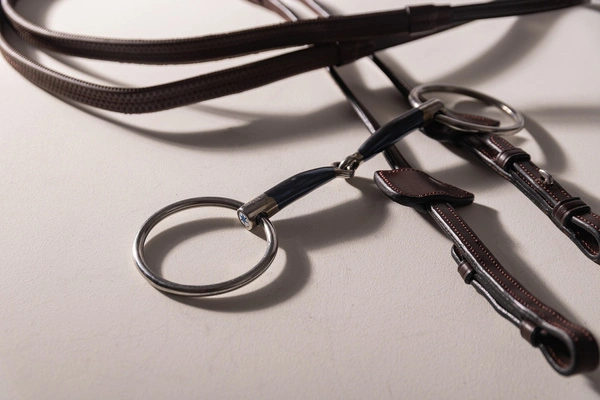 Velari wędzidło Snaffle Loose Ring Single Jointed Sweet Iron 14 mm