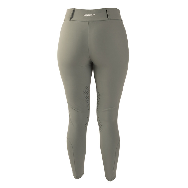 Damskie legginsy Kentucky Classic z kolanowym lejem - khaki