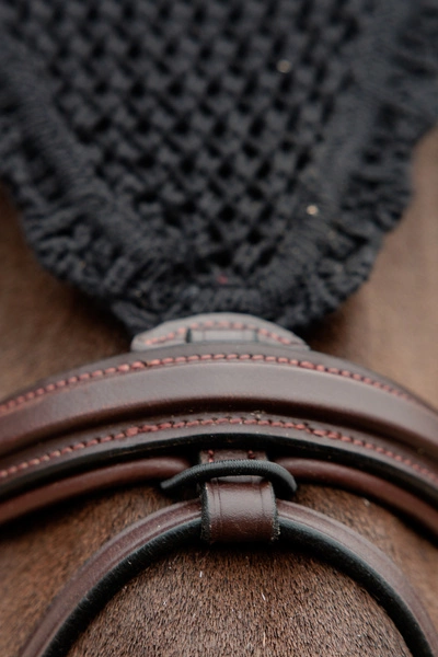 Długie nauszniki Kentucky Fly Veil Long - czarne