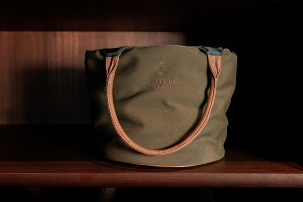 Torba na szczotki Bag Canvas Kentucky Grooming Deluxe - khaki