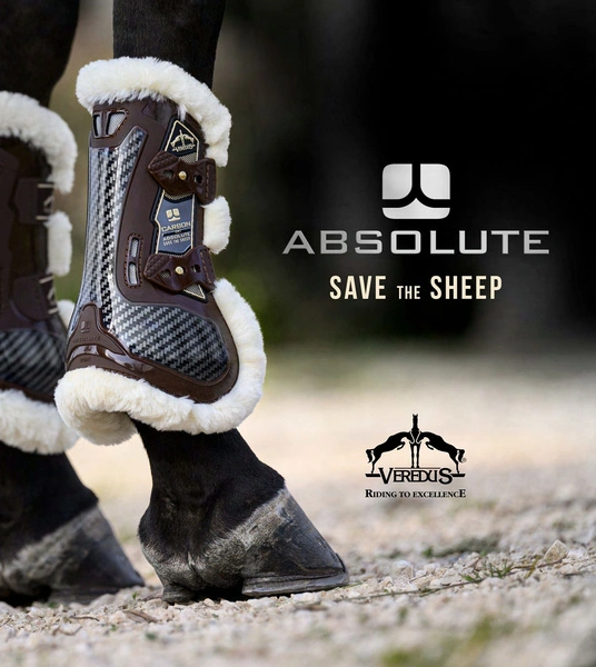 Veredus ochraniacze na tył Carbon Gel Absolute Save The Sheep - brązowe