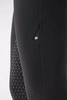 Damskie bryczesy Equiline Ceriek z pełnym lejem X-Grip - czarne