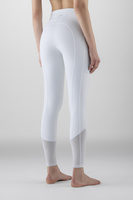 Legginsy z wysokim stanem z pełnym lejem Equiline Gesrifh - białe