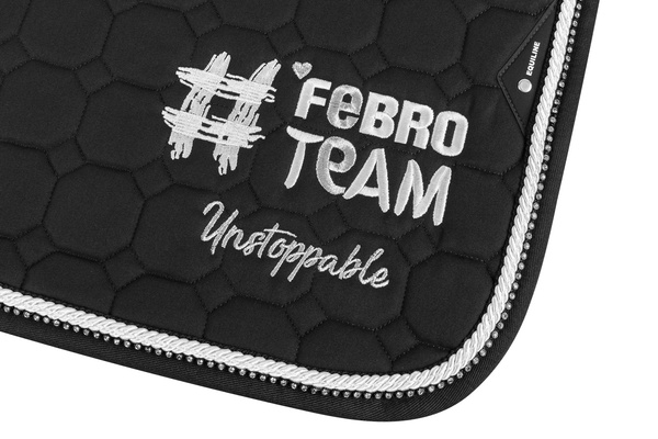 Czaprak #FebroTeam Equiline Octagon - czarny