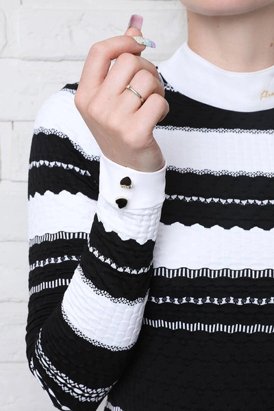 Koszula konkursowa Fleur de Lys Equestrian Chamomile - czarna