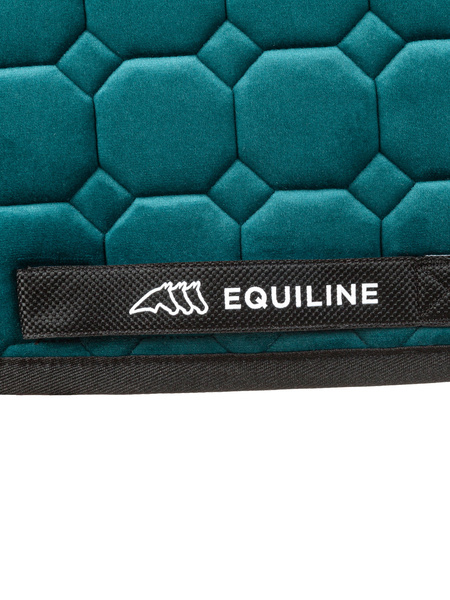 Czaprak Equiline Velvet Octagon Garog - szmaragdowy