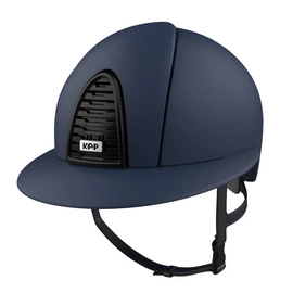 Kask KEP POLO Cromo 2.0 Matt - granatowy z granatowymi paskami