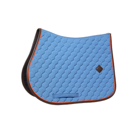 Kentucky czaprak Onion Quilt Neon Leather - niebieski