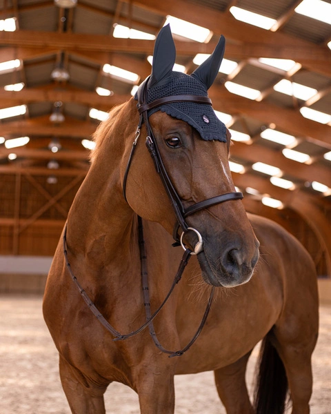 Nauszniki Samshield FlyShield Swarovski - antracytowe