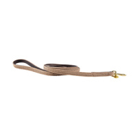 Pleciona smycz Kentucky Nylon 1,2m - beżowa