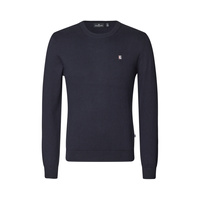 Męski sweterek Kingsland Classic Mens O-Neck pullover - granatowy