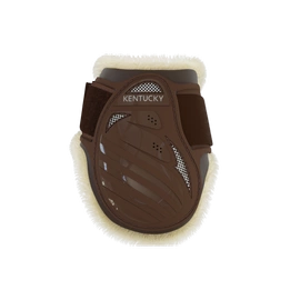  Kentucky Vegan Sheepskin Young Horse Fetlock na zadnie nogi - brązowe