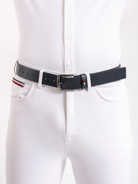 Pasek Tommy Hilfiger Palermo - granatowy