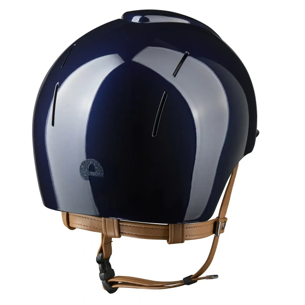 Kask KEP Smart NOVA Polish Star Blue - granatowy z brązowymi paskami