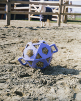 Kentucky elastyczna piłka na siano Relax Horse Play & Hay Ball - fioletowa