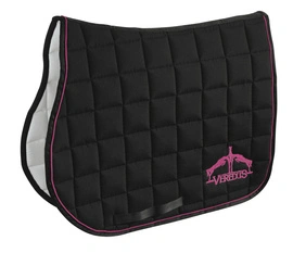 Veredus czaprak skokowy Saddlecloth Microfiber Jumping - czarny/różowy
