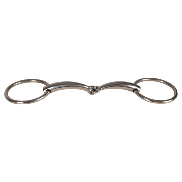 Velari wędzidło Snaffle Single Jointed Loose Ring Stainless Steel 16 mm