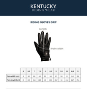 Rękawiczki Kentucky Grip Glitter - czarne