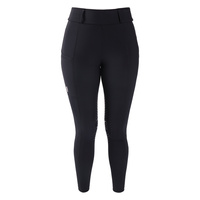 Damskie legginsy Kentucky Classic z kolanowym lejem - granatowe