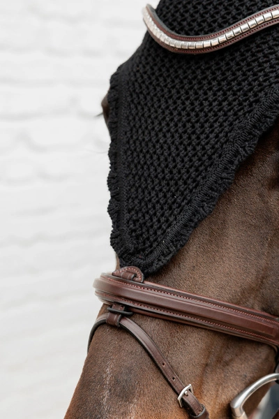 Długie nauszniki Kentucky Fly Veil Long - czarne