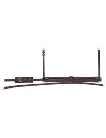 Szeroki nachrapnik szwedzki Equiline NB0451 - brązowy