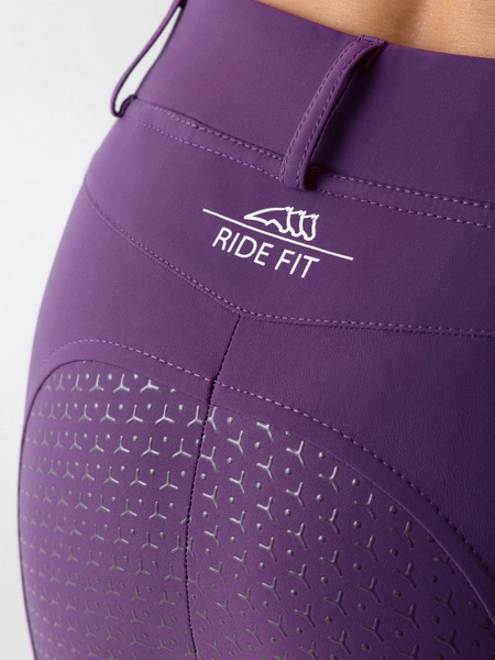 Legginsy z wysokim stanem Equiline Steref - fioletowe