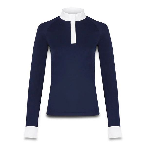 Damska koszula konkursowa z długim rękawem Kentucky Classic - granatowa