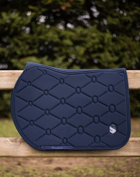 Czaprak Samshield SpineShield Jump Swarovski - granatowy