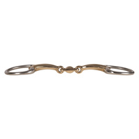 Velari wędzidło Eggbutt Double Jointed Sweet Copper 16 mm
