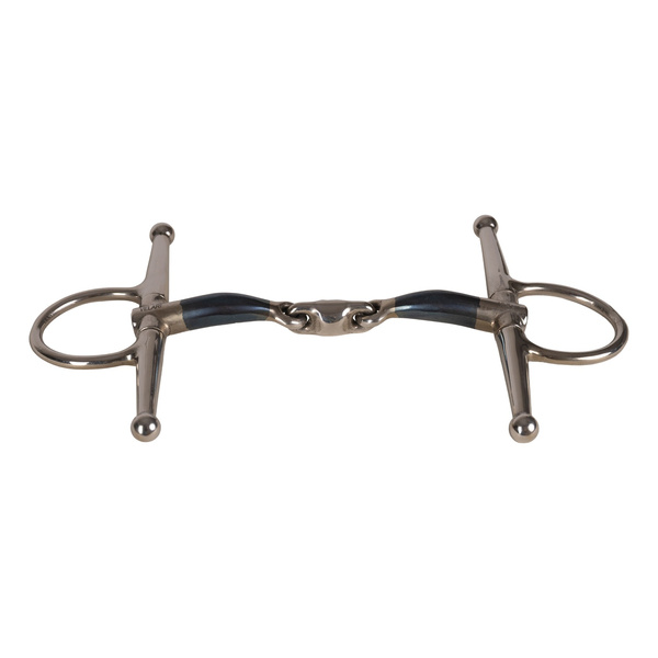 Velari wędzidło Full Cheek Bit Double Jointed Sweet Iron 14 mm