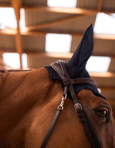 Nauszniki Samshield Flyshield Emroidery - granatowe