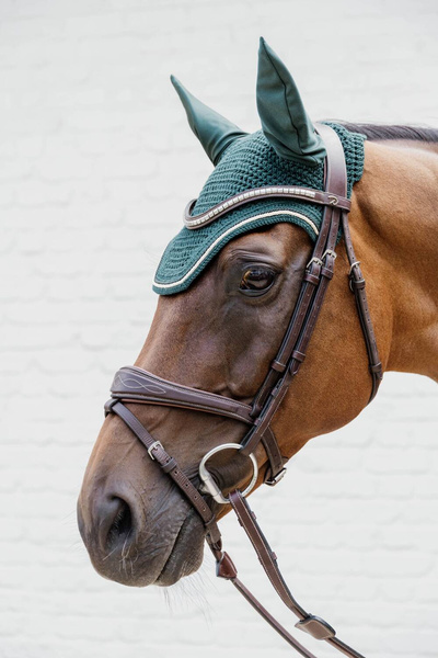 Kentucky nauszniki wyciszające Wellington Diamond Rope - ciemnozielone
